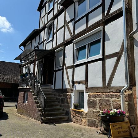 Ferienwohnung Zum Alten Fachwerk Melsungen Exterior foto
